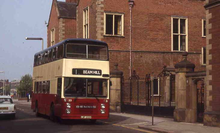 East Staffs DC Dennis Dominatr East Lancs 33